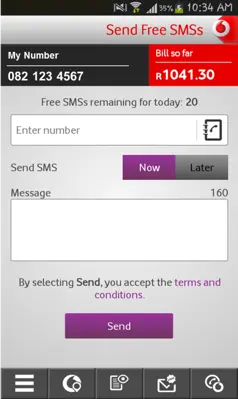 My Vodacom android App screenshot 0